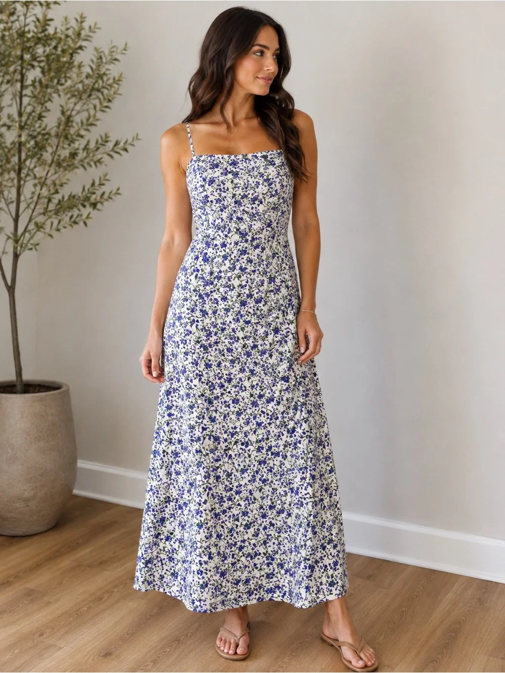 SNIDEL Size 1 Floral Maxi Dress
